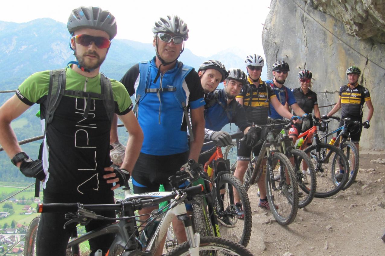 Salzkammergut Trophy Streckenbesichtigung - Ewige Wand (Foto: Peter Perstl)